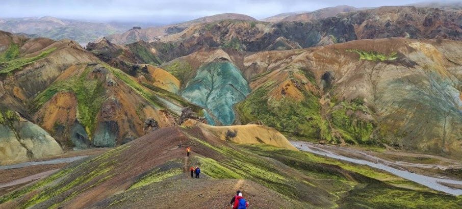 Laugavegur Trail, Highlands, South to Þórsmörk, Iceland